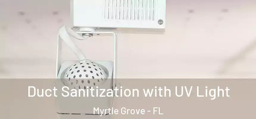 Duct Sanitization with UV Light Myrtle Grove - FL